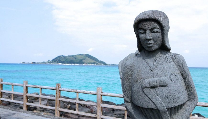 Stone statue of Jeju Island
